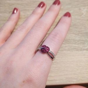 Ruby and diamond ring